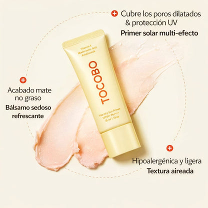 TOCOBO Vita Airy Sun Primer SPF50+ PA++++ | Bloqueador y Primer
