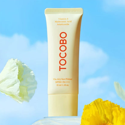 TOCOBO Vita Airy Sun Primer SPF50+ PA++++ | Bloqueador y Primer