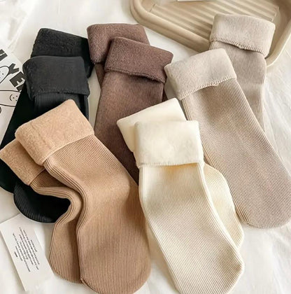 Medias Térmicas Afelpadas de Invierno — Interior Polar Suave