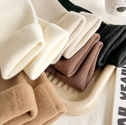 Medias Térmicas Afelpadas de Invierno — Interior Polar Suave