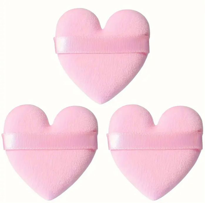 Esponja para polvo Corazón Velvet