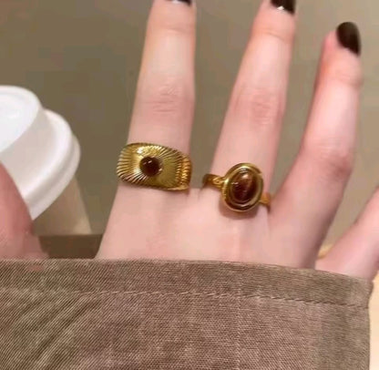 Anillos “Golden Eclipse”