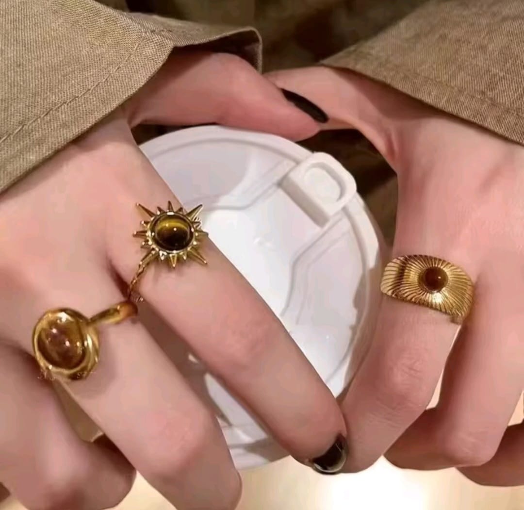 Anillos “Golden Eclipse”