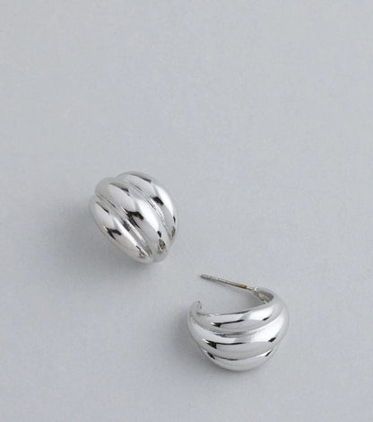 Aretes Élara Silver