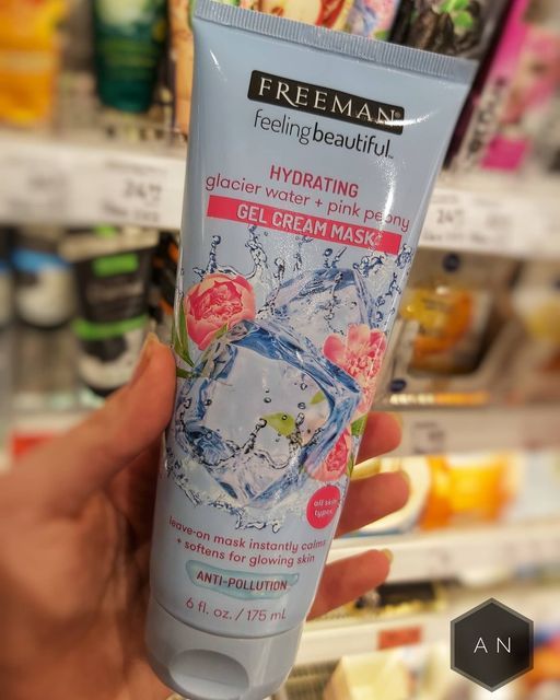 Mascarilla Hydrating Gel de Peonia y Glaciar Freeman