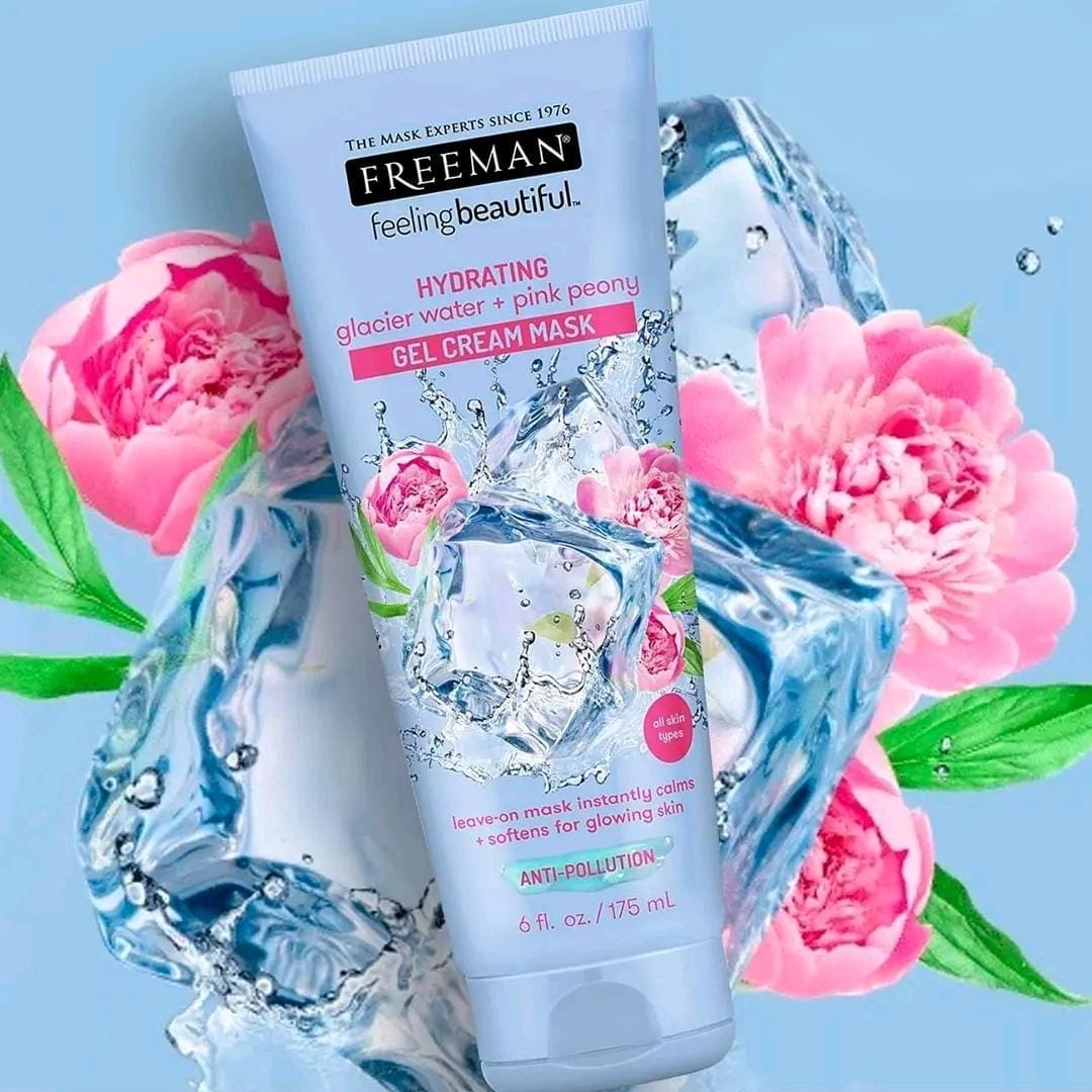 Mascarilla Hydrating Gel de Peonia y Glaciar Freeman