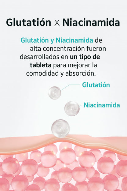 Tabletas Glutathione + Niacinamide APLB