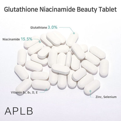 Tabletas Glutathione + Niacinamide APLB