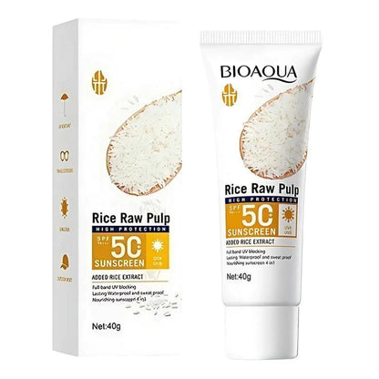 Bloqueador Rice Raw Pulp SPF 50+ BIOAQUA