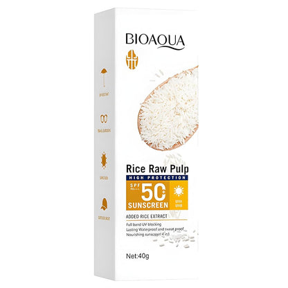 Bloqueador Rice Raw Pulp SPF 50+ BIOAQUA