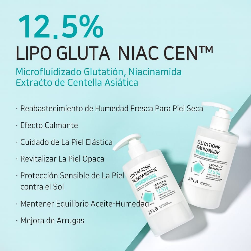 Crema corporal Glutathione & Niacinamide Glow APLB