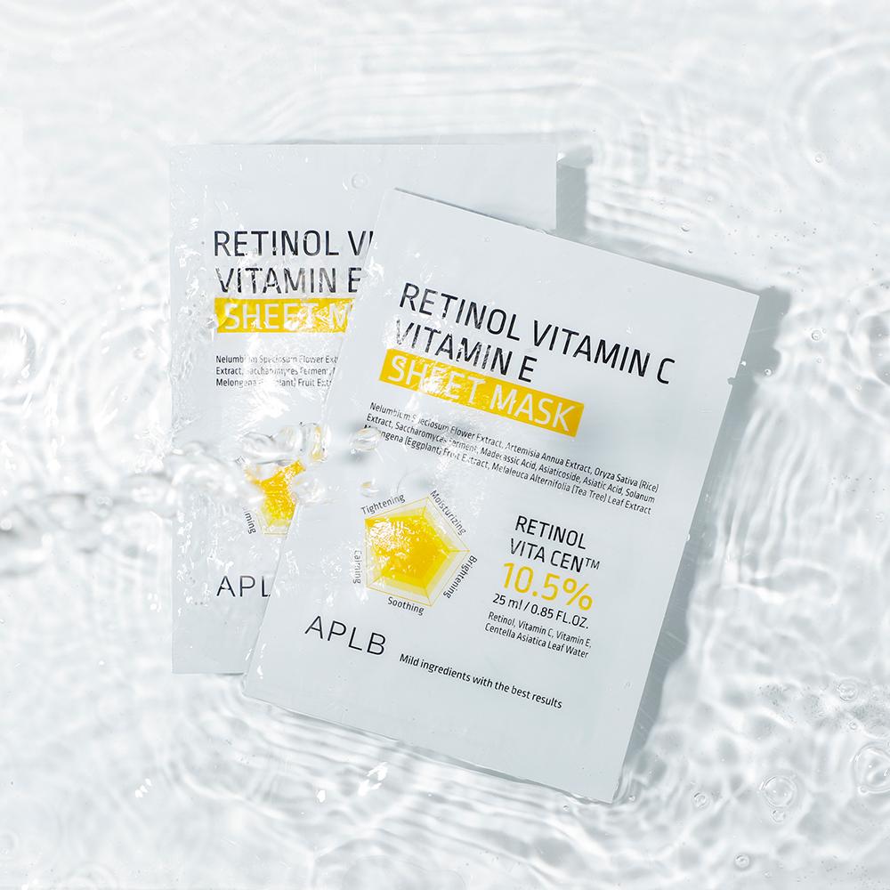 Mascarilla Retinol Vitamin C & E APLB