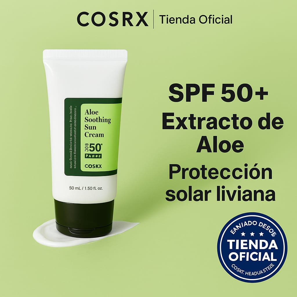 Bloqueador Aloe Soothing SPF50+ PA+++ COSRX