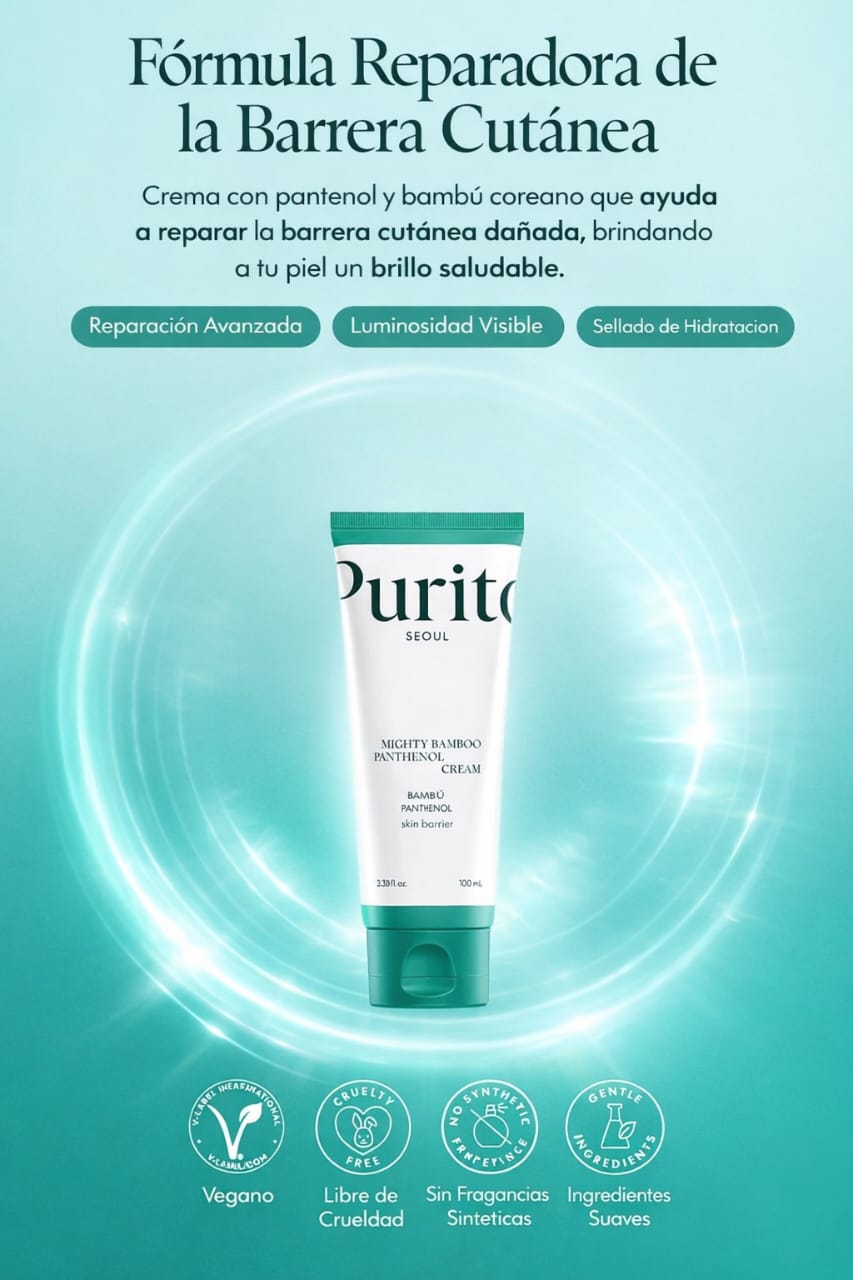 Crema Mighty Bamboo Panthenol Purito
