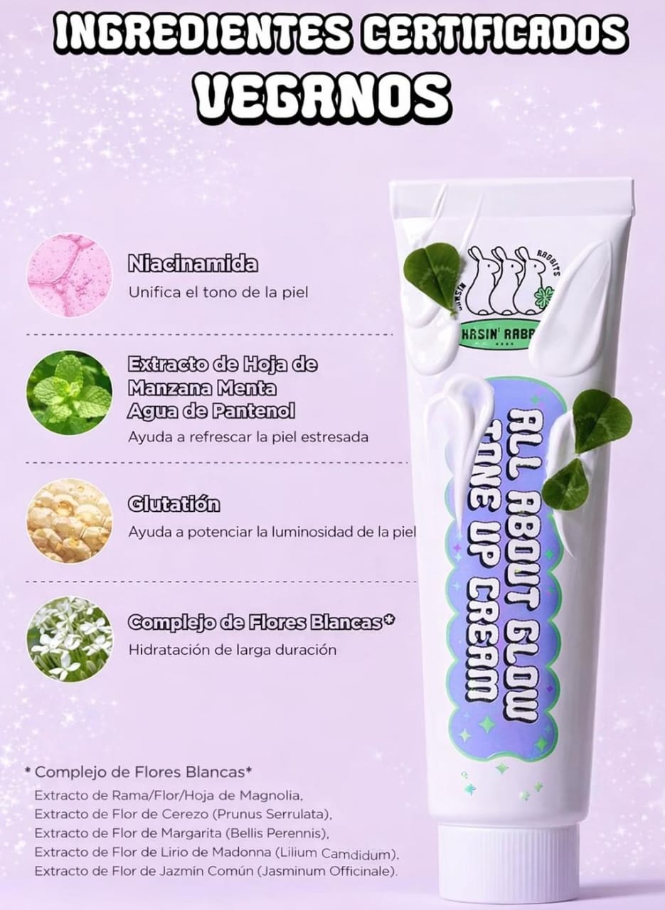 Crema All About Glow Tone Up Chasin’ Rabbits