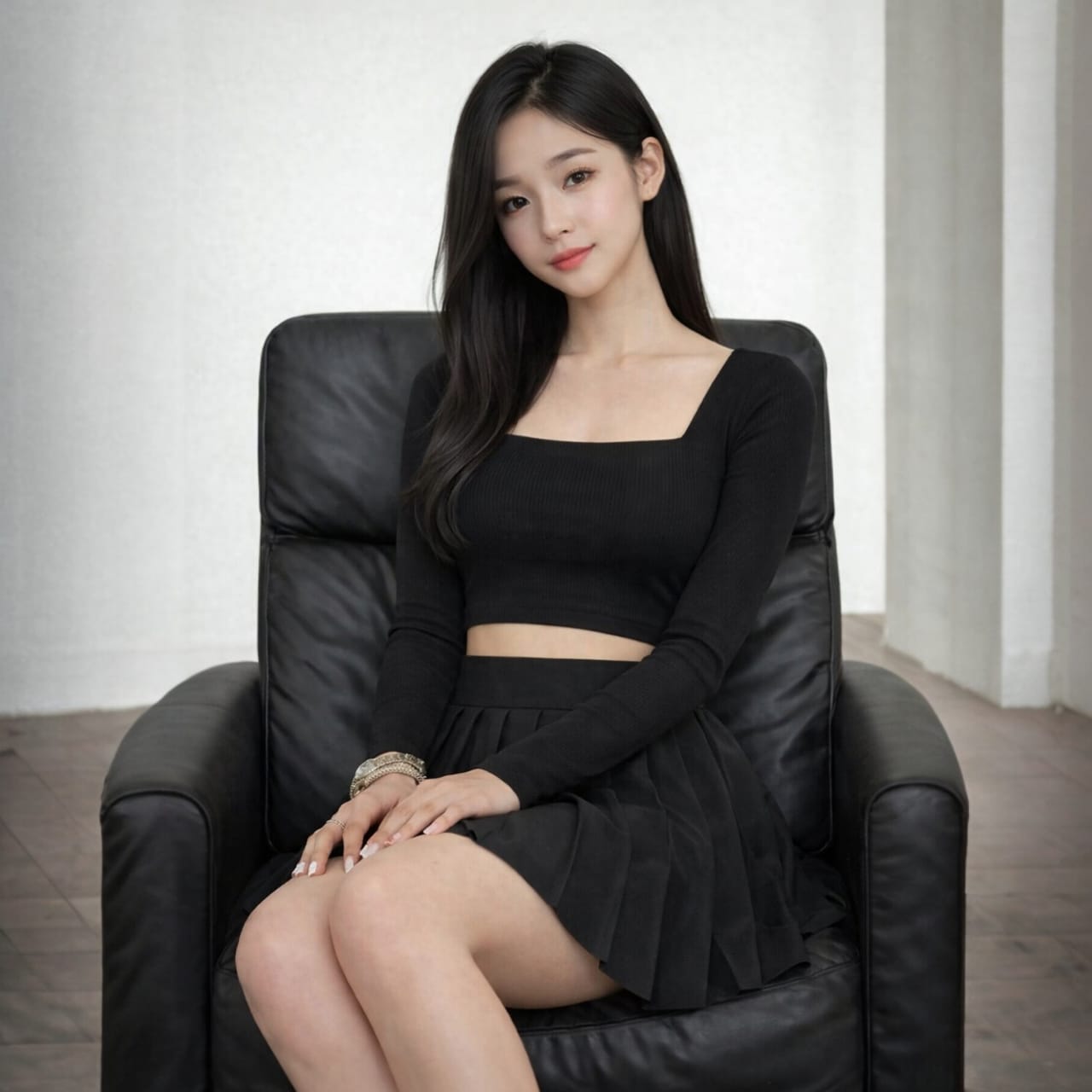 Falda K-POP Stage Black