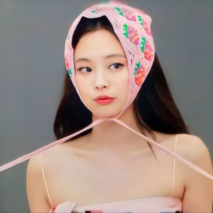 Bandana Crochet Strawberry Jennie
