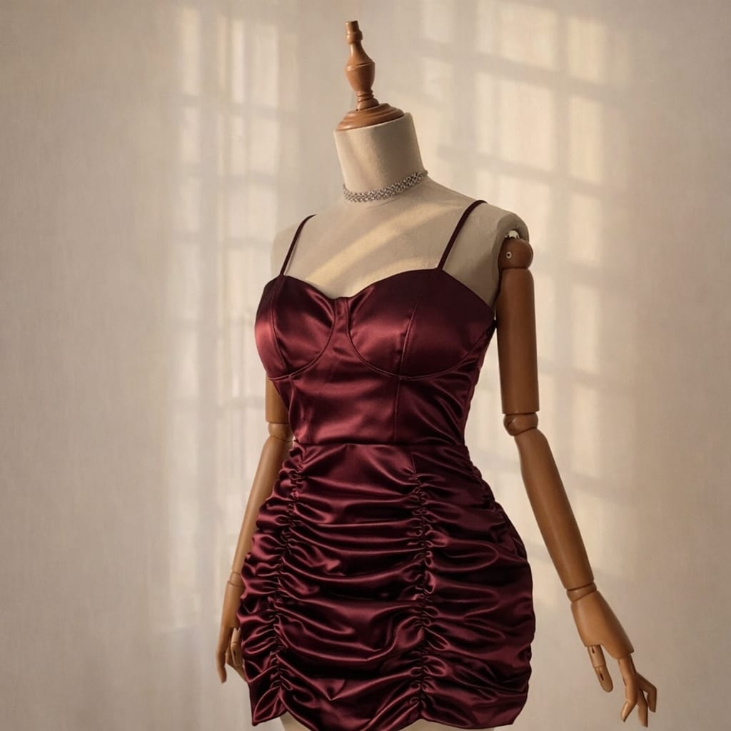 Vestido Isabella Wine