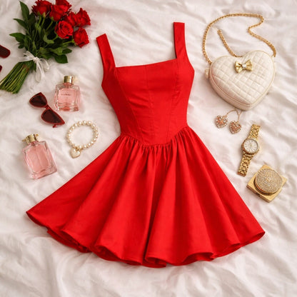 Vestido Scarlet Bloom