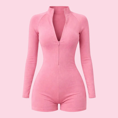 Jumpsuit Zip Fit Pink