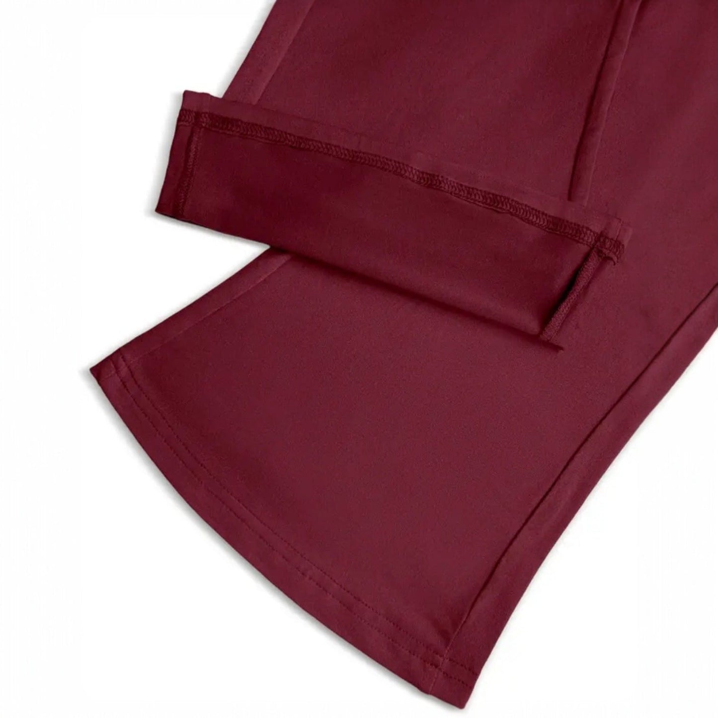 Pantalón Flare Vino Cintura Alta Efecto Push-Up Talla S
