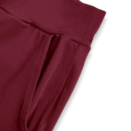 Pantalón Flare Vino Cintura Alta Efecto Push-Up Talla S