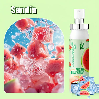 Perfect Breath Spray Bucal Refrescante 3 Sabores Menta Sandía Durazno