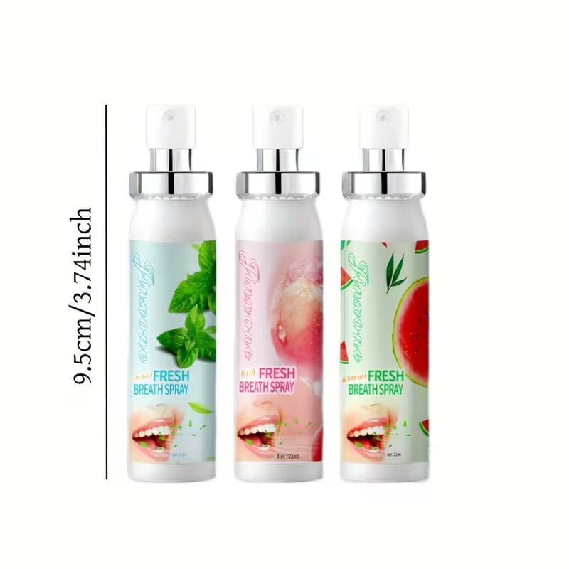 Perfect Breath Spray Bucal Refrescante 3 Sabores Menta Sandía Durazno