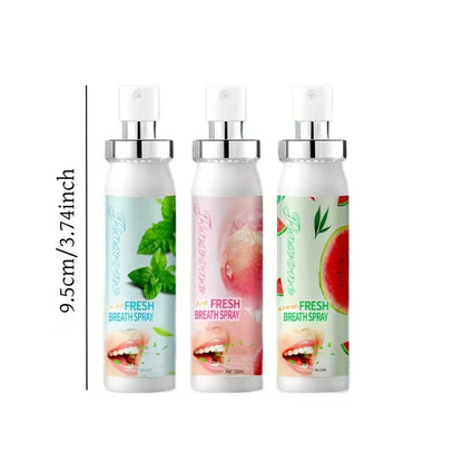 Perfect Breath Spray Bucal Refrescante 3 Sabores Menta Sandía Durazno