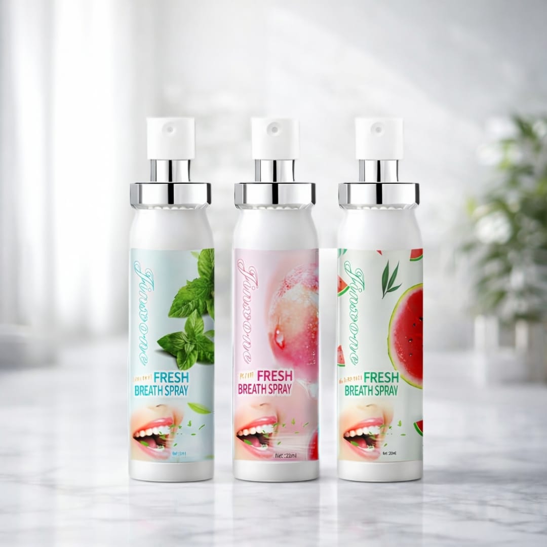 Perfect Breath Spray Bucal Refrescante 3 Sabores Menta Sandía Durazno