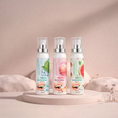 Perfect Breath Spray Bucal Refrescante 3 Sabores Menta Sandía Durazno