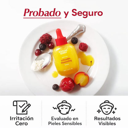 Eqqual Berry Serum Vitamin Illuminating Iluminador y Glow
