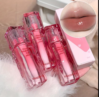 Shaqinuo Tinta Jelly Kiss Lip Gloss Efecto Glass Lips 6 Tonos