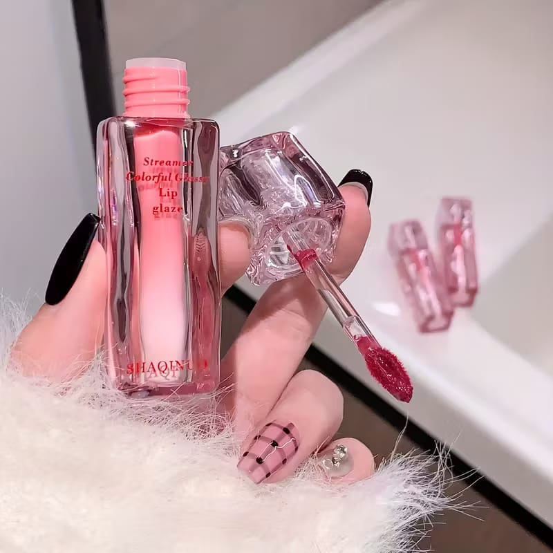 Shaqinuo Tinta Jelly Kiss Lip Gloss Efecto Glass Lips 6 Tonos