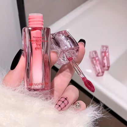 Shaqinuo Tinta Jelly Kiss Lip Gloss Efecto Glass Lips 6 Tonos