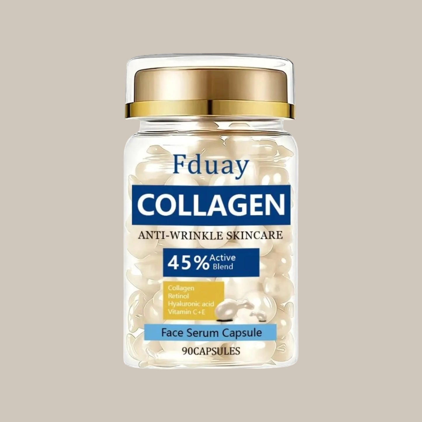 Fduay Cápsulas Colágeno Antiedad Efecto Baby Skin y Glow