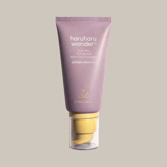 HaruHaru Wonder Bloqueador Mineral Pure Black Rice SPF50+ PA++++