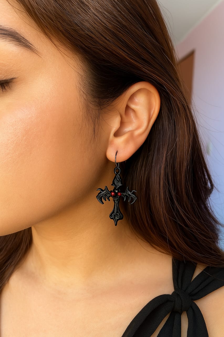 Aretes góticos Cross Collection