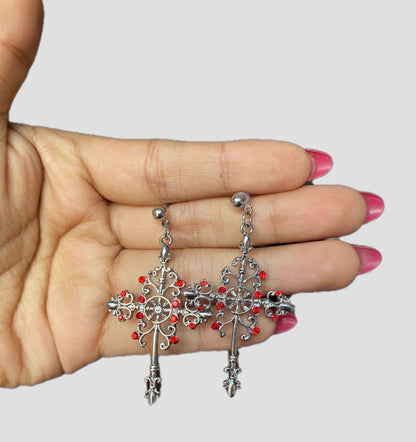 Aretes góticos Cross Collection