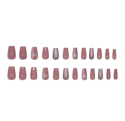 Uñas Press On Elegant On Glitter