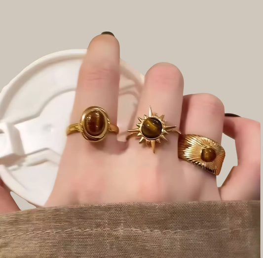 Anillos “Golden Eclipse”