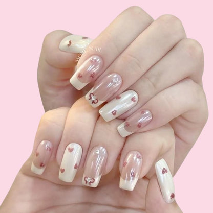 Uñas Press On Valentine’s