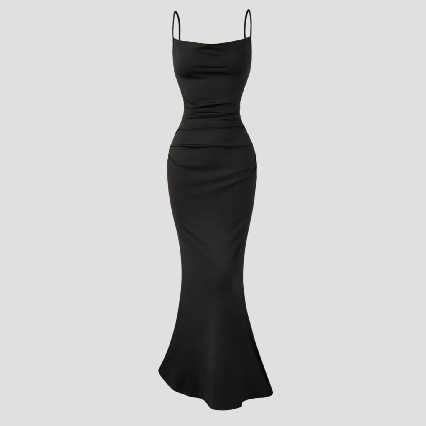 Vestido Adela Negro Sirena