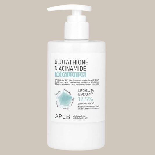 Crema corporal Glutathione & Niacinamide Glow APLB