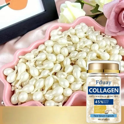 Fduay Cápsulas Colágeno Antiedad Efecto Baby Skin y Glow