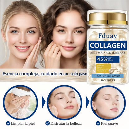 Fduay Cápsulas Colágeno Antiedad Efecto Baby Skin y Glow
