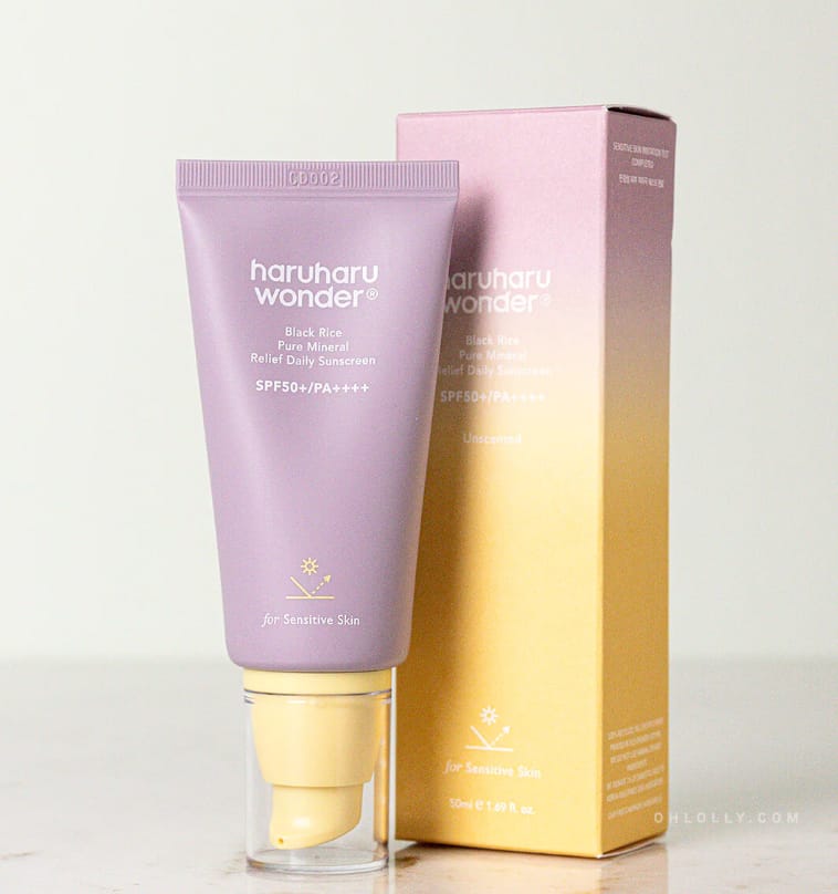 HaruHaru Wonder Bloqueador Mineral Pure Black Rice SPF50+ PA++++