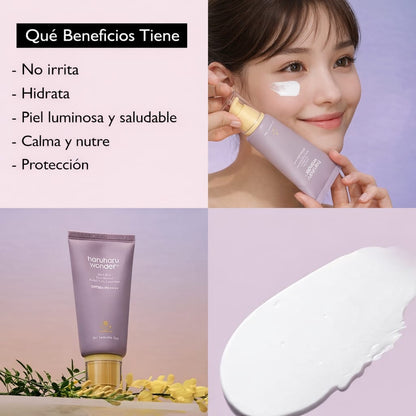 HaruHaru Wonder Bloqueador Mineral Pure Black Rice SPF50+ PA++++