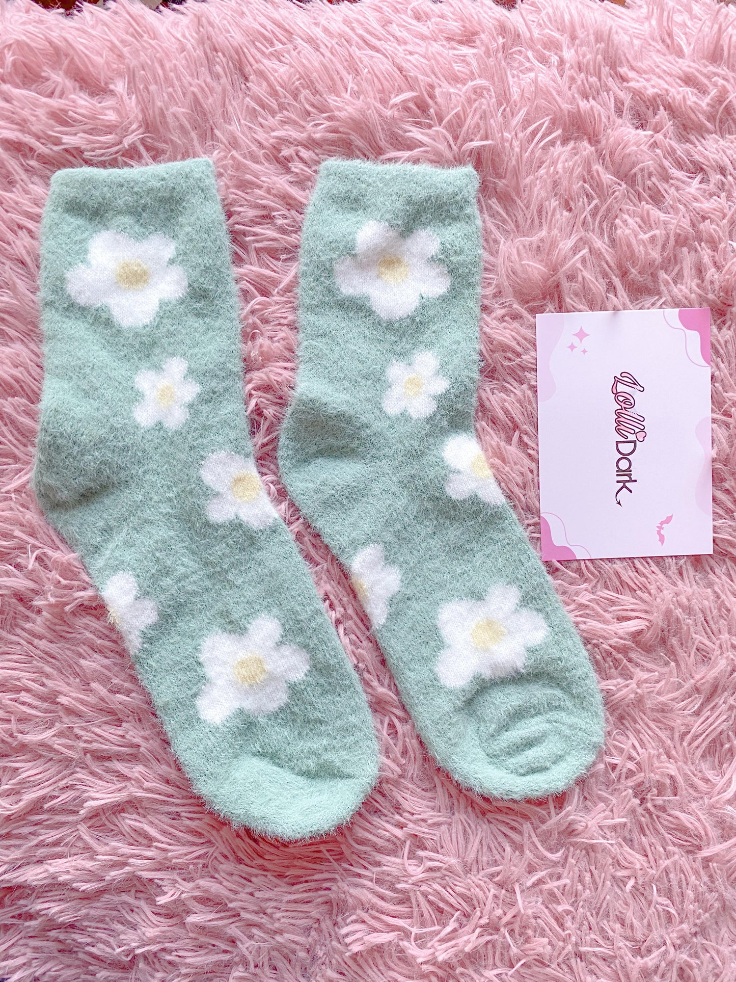 Medias Afelpadas Kawaii de Invierno — Diseños Tiernos y Suaves