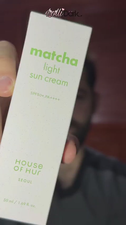 Bloqueador Matcha Light House of Hur SPF50+ PA++++